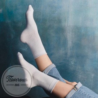 Шкарпетки жіночі STEVEN 099 (люрекс в рубчик)
