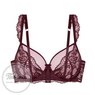 Бюстгальтер жіночий DORINA LYRA-SATIN (WIRED BRA) р.95E Бордовий
