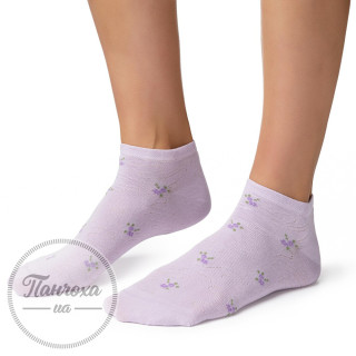 Шкарпетки жіночі STEVEN 114 (дрібні квіти) р.35-37 білий