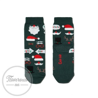 Шкарпетки дитячі CONTE NEW YEAR 18С-86СП р.20-22, 378 Темно-зелений