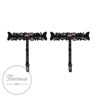 Подвязки для чулок OBSESSIVE Piccorosa suspenders p.S/M Черный