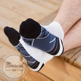 Шкарпетки чоловічі STEVEN 101 (sport10) р.38-40 сірий-джинс