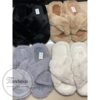 Тапочки жіночі KAM-LUN (перехрест) р.36-37 Рожевий 