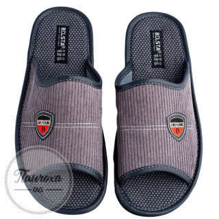 Тапочки мужские BELSTA 05-12 №1716 4011 С-211 089 с-12 р. 46 серый