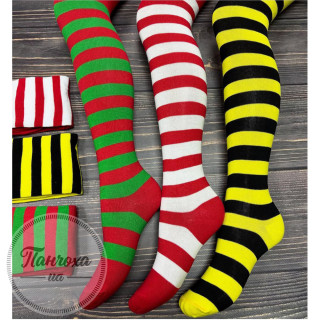 Колготки детские KIDSTEP by MASTER STEP 5001 (полоска) р. 104-110 красный-зеленый Колготки детские KIDSTEP by MASTER STEP 5001 (полоска) р. 104-110 красный-зеленый