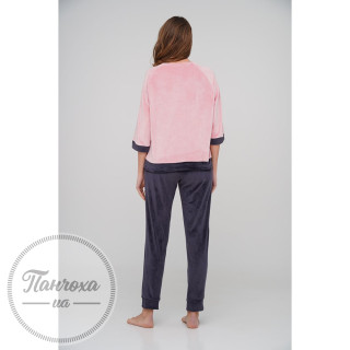 Домашній комплект JULIA КШ1_008 p.42-44 Сірий-рожевий