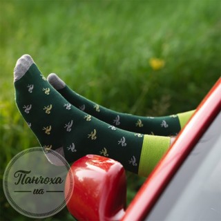 Шкарпетки чоловічі MORE 051 (FLAMINGOS 1) р.43-46 зелений
