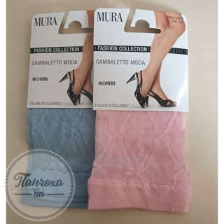 Гольфы женские MURA ROMBI GAMBALETTO C4282 (one size) Bianco