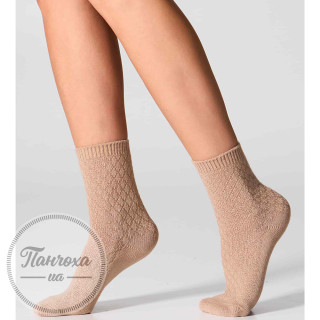 Шкарпетки жіночі LEGS SOCKS WOOL RHOMB W23 (2 пари) р.36-40 Beige/latte