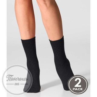 Шкарпетки жіночі LEGS SOCKS WOOL RHOMB W23 (2 пари) р.36-40 Beige/latte