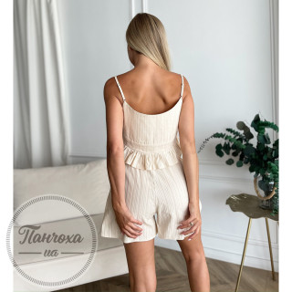 Домашній комплект JULIA (рюш) p.42-44 Бежевий