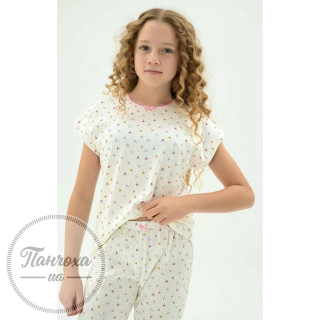 Піжама для дівчаток ZEY ZEY 8975 р.104 Молочний