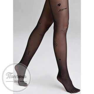 Колготы женские MARILYN ALLURE G009 (black / black,3/4)