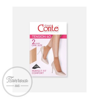 Шкарпетки жіночі CONTE TENSION 40 (EU), р.23-25, Nero