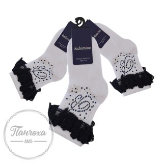 Шкарпетки для дівчат KATAMINO К22001 р.18-21 (1-2 роки) Білий