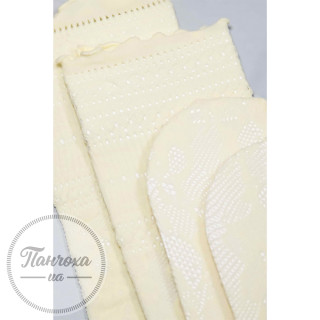 Шкарпетки LEGS SOCKS AJOUR G15 (2 пари) р.36-40 Milk