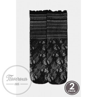Носки LEGS SOCKS AJOUR G15 (2 пары) р. 36-40 Nero