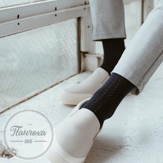 Шкарпетки чоловічі STEVEN SUITLINE (дрібні цяточки) 056 р.42-44 сірий