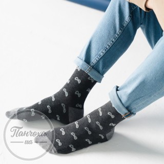 Шкарпетки чоловічі MORE 051 (PLAYER) р.43-46 сірий