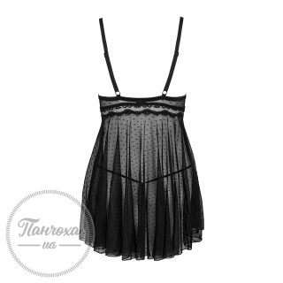 Комплект женский (рубашка+стринги) OBSESSIVE MARRBEL р. L / XL черный