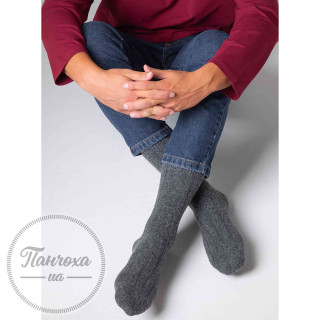 Шкарпетки чоловічі LEGS WOOL STANDART MW38 (2 пари) р.39-42 Nero Шкарпетки чоловічі LEGS WOOL STANDART MW38 (2 пари) р.39-42 Nero