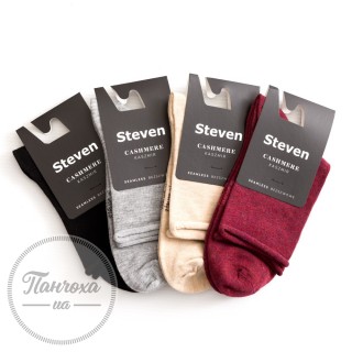Шкарпетки жіночі STEVEN 083 (cashmere) р.35-37 Чорний