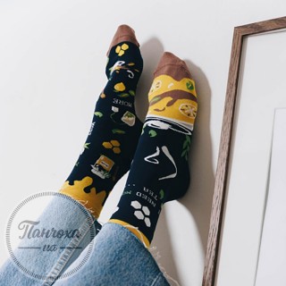 Шкарпетки чоловічі MORE 079 (асиметричні) (TEA TIME) р.39-42 салатовий