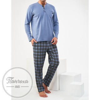 Пижама мужская ROSSLI 22621/MINDIGOS1 p.XL джинсовый