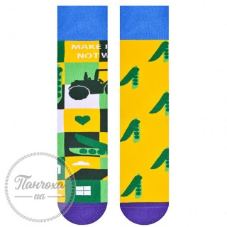 Шкарпетки чоловічі MORE 079 (асиметричні) (PEAS) р.43-46 жовтий
