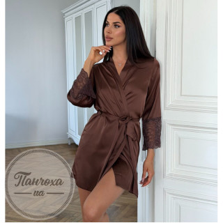 Халат женский JULIA 4100_286 p.46-48 Шоколад Халат женский JULIA 4100_286 p.46-48 Шоколад