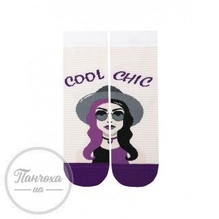 Шкарпетки жіночі CONTE HAPPY 17С-21СП, р.23, 133 Абрикос-фіолетовий