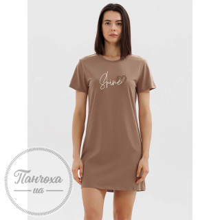 Нічна сорочка жіноча ROKSANA 1761 (Shine) р.XXL Чорний