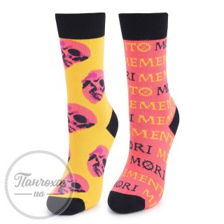 Шкарпетки MARILYN (MEMENTO MORE) р.36-40 Yellow/pink