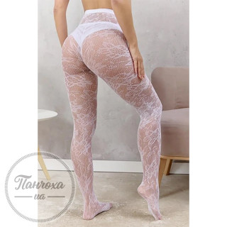 Колготки женские PANNA (кружево цветы 0123) p.1/2 Nero Колготки женские PANNA (кружево цветы 0123) p.1/2 Nero