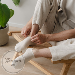 Шкарпетки чоловічі STEVEN 174 (льон) р.44-46 Коричневий меланж