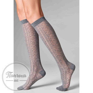 Гольфи жіночі LEGS KNEE HIGH WOOL SILK KW33 (2 пари) р.36-40 Nero /antracite