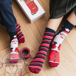 Шкарпетки дитячі STEVEN 014 (Санта-смуги)