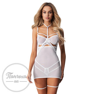 Эротическая комбинация OBSESSIVE ARROWEL p.L / XL Белый