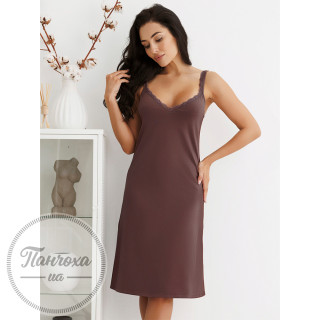 Ночная рубашка женская ROKSANA 1546 р. XL коричневый Ночная рубашка женская ROKSANA 1546 р. XL коричневый