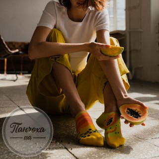 Шкарпетки жіночі MORE 005 (PAPAYAS) р.39-42 лимонний