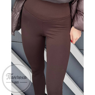 Легінси жіночі ATOM на флісі (широкий пояс) р.S Шоколадний Легінси жіночі ATOM на флісі (широкий пояс) р.S Шоколадний