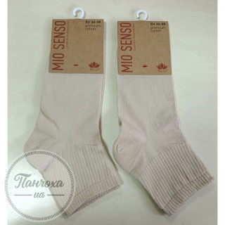 Носки Женские MIO SENSO (premium cotton) C531R р. 38-40 Св. серый меланж