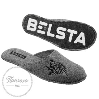 Тапочки чоловічі BELSTA V2202-21 №1759 VN550 C-91 р.43 Сірий