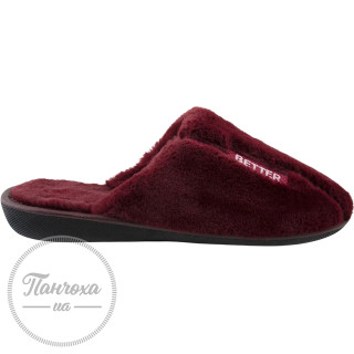 Тапочки жіночі BELSTA 89-16 №1983 088 С-160 р.39 Бордовий