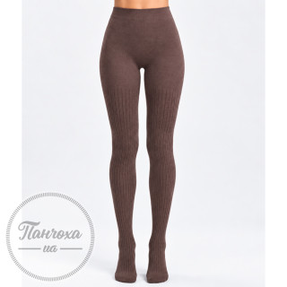 Колготи жіночі ELEGANTE COTTON 300 (в рубчик), р.2, Chocolate Колготи жіночі ELEGANTE COTTON 300 (в рубчик), р.2, Chocolate