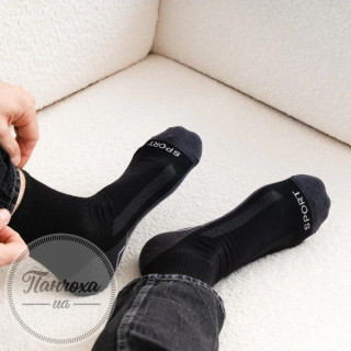 Шкарпетки чоловічі STEVEN (Спорт 11) 057 р.41-43 сірий-джинс