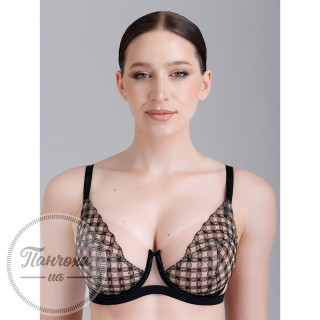Бюстгальтер жіночий ZEBRA 557584 p.85G Бежевий-чорний Бюстгальтер жіночий ZEBRA 557584 p.85G Бежевий-чорний