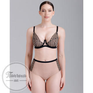 Бюстгальтер жіночий ZEBRA 557584 p.85G Бежевий-чорний Бюстгальтер жіночий ZEBRA 557584 p.85G Бежевий-чорний