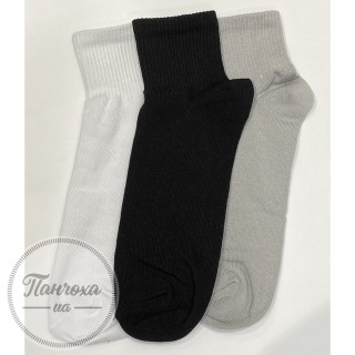 Шкарпетки жіночі Master 114 (однотонні-середня резинка) р.23-25 Сірий