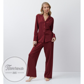 Піжама жіноча ARUELLE Cadance long р.XS Бордовий